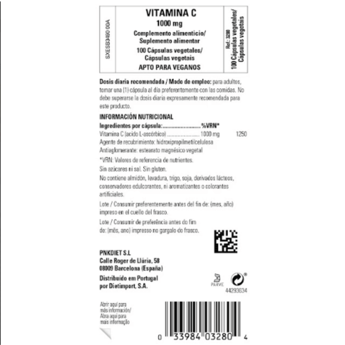 Vitamina C 1000 mg SOLGAR - Imagen 2